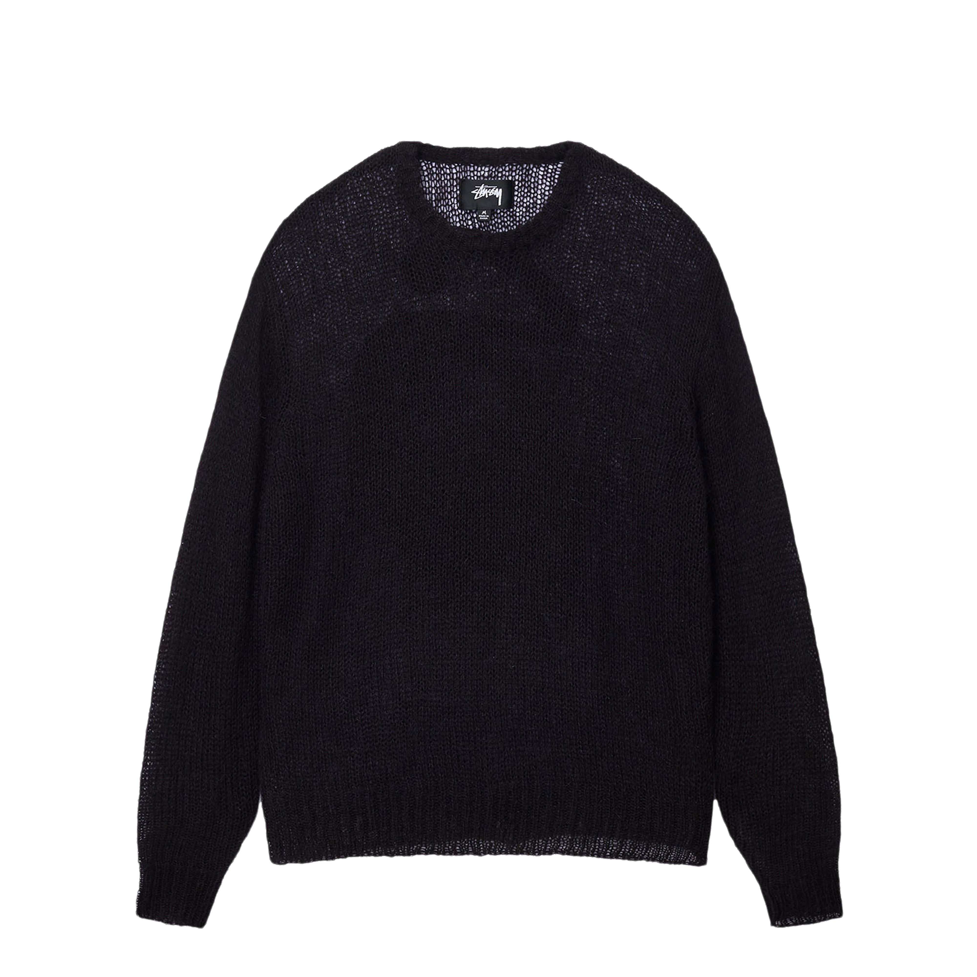 Stüssy - Men's S Loose Knit Sweater - (Black) | Dover Street