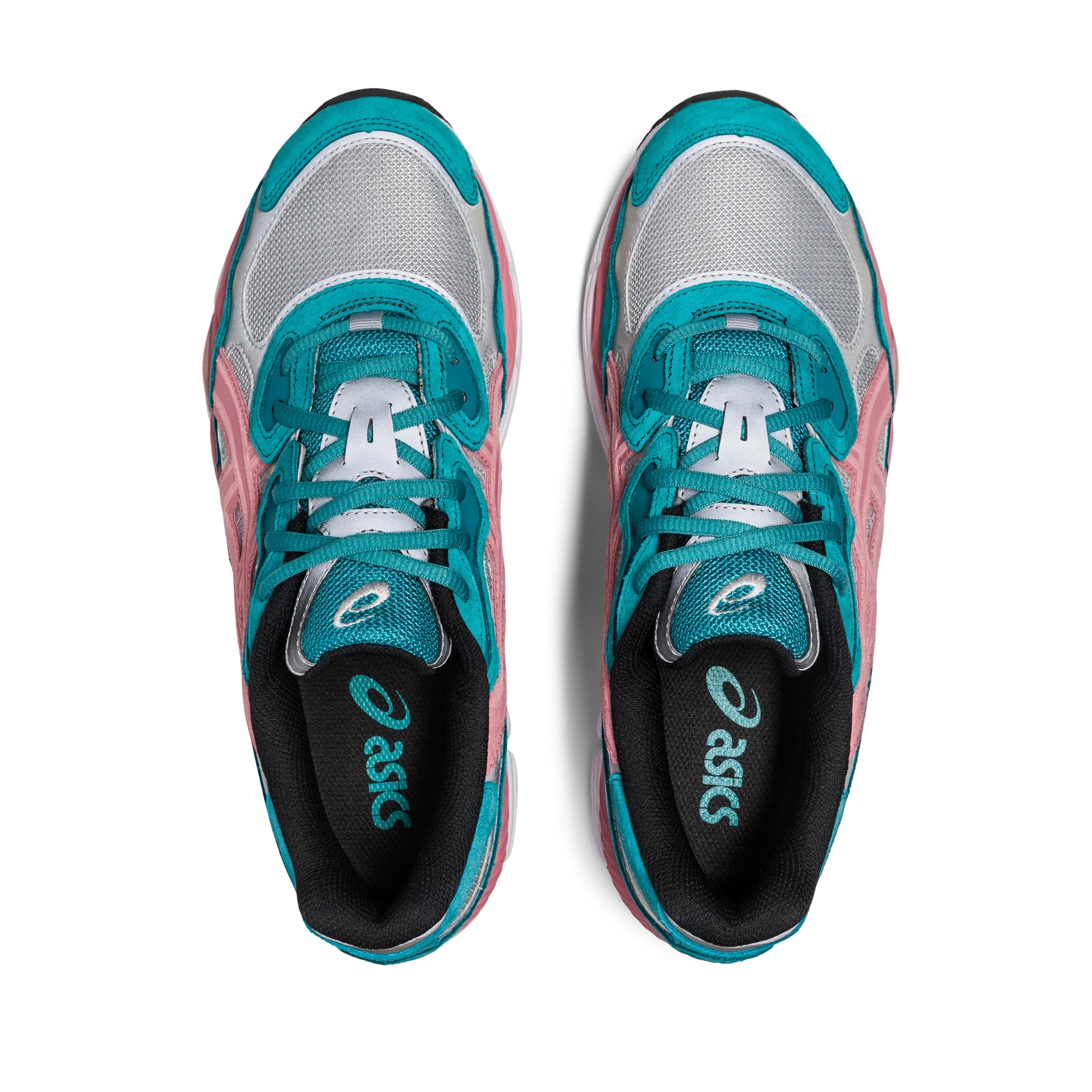ASICS - GEL-NYC - (Pure Silver/Green Blue Slate) view 5