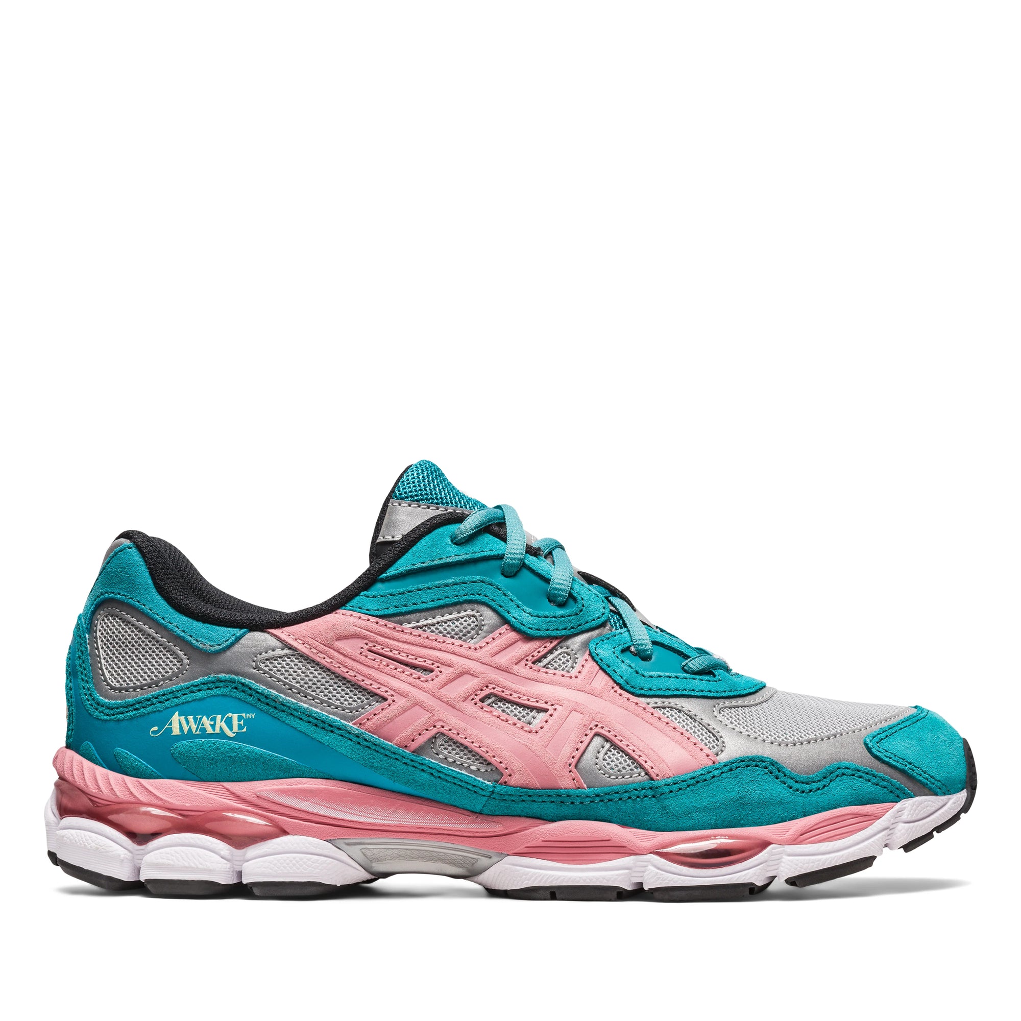 ASICS - GEL-NYC - (Pure Silver/Green Blue Slate) view 1