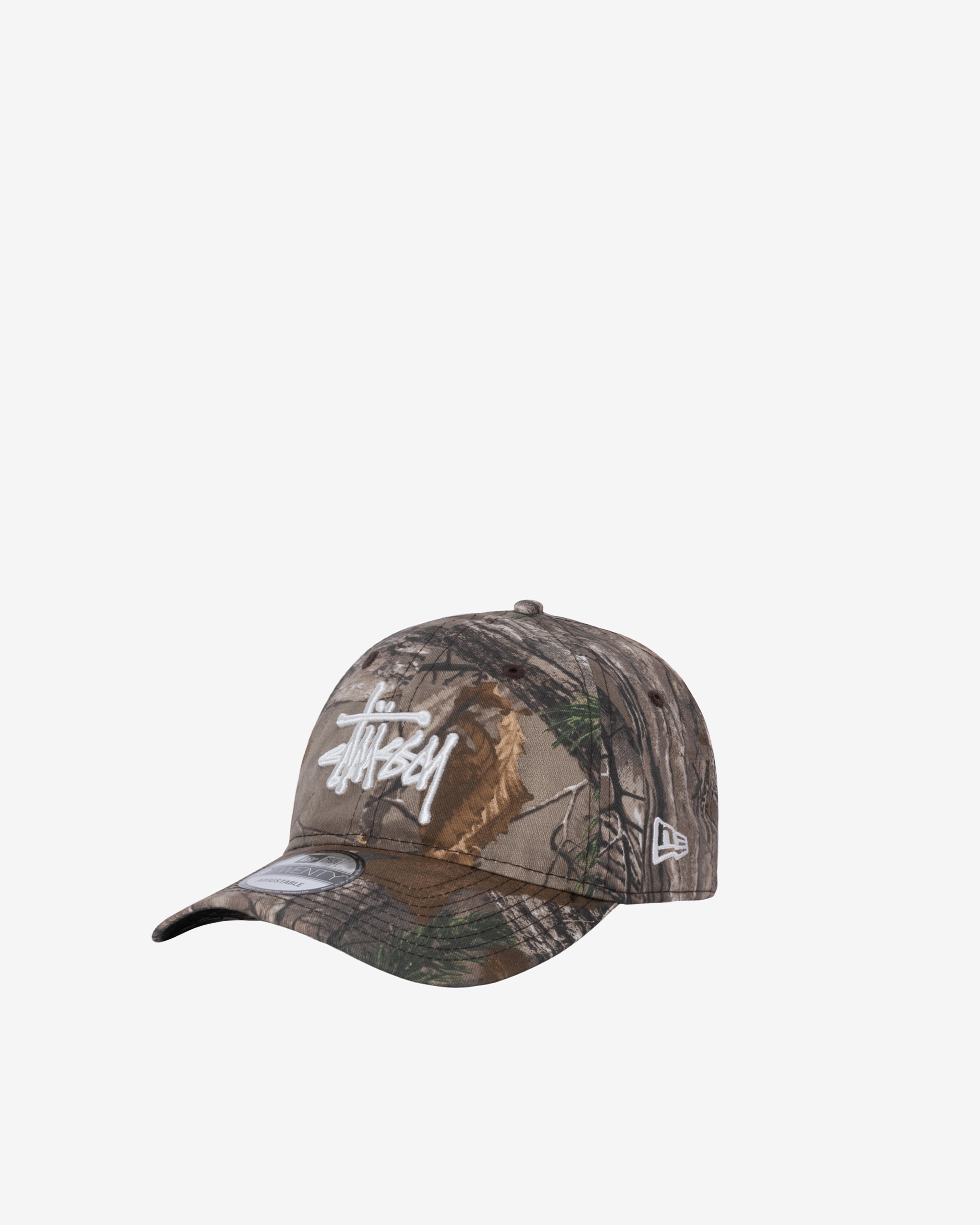 stussy ニューエラ9TWENTY リアルツリー New Era 9TWENTY Basic Strapback – Real Tree Edge | Headwear
