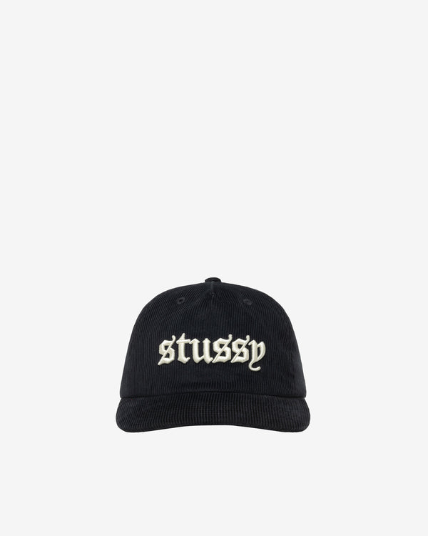 Stüssy - Men's Corduroy Oe Cap - (Black)