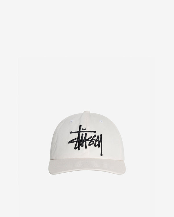 Stüssy - Men's Big Basic Vintage Cap - (Snow)