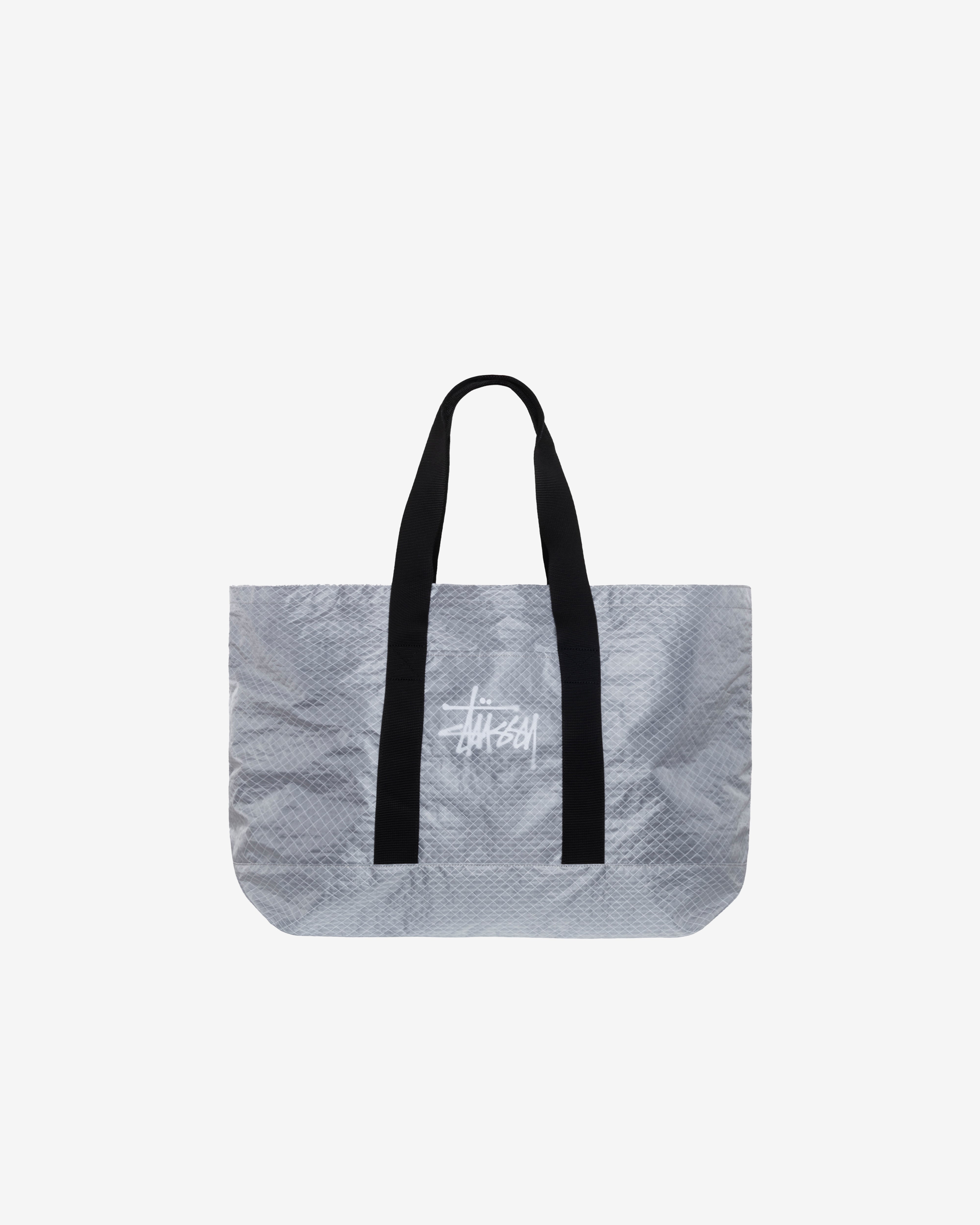 Stüssy: Men's Ripstop Overlay XL Tote Bag (Black) | DSMS E-SHOP