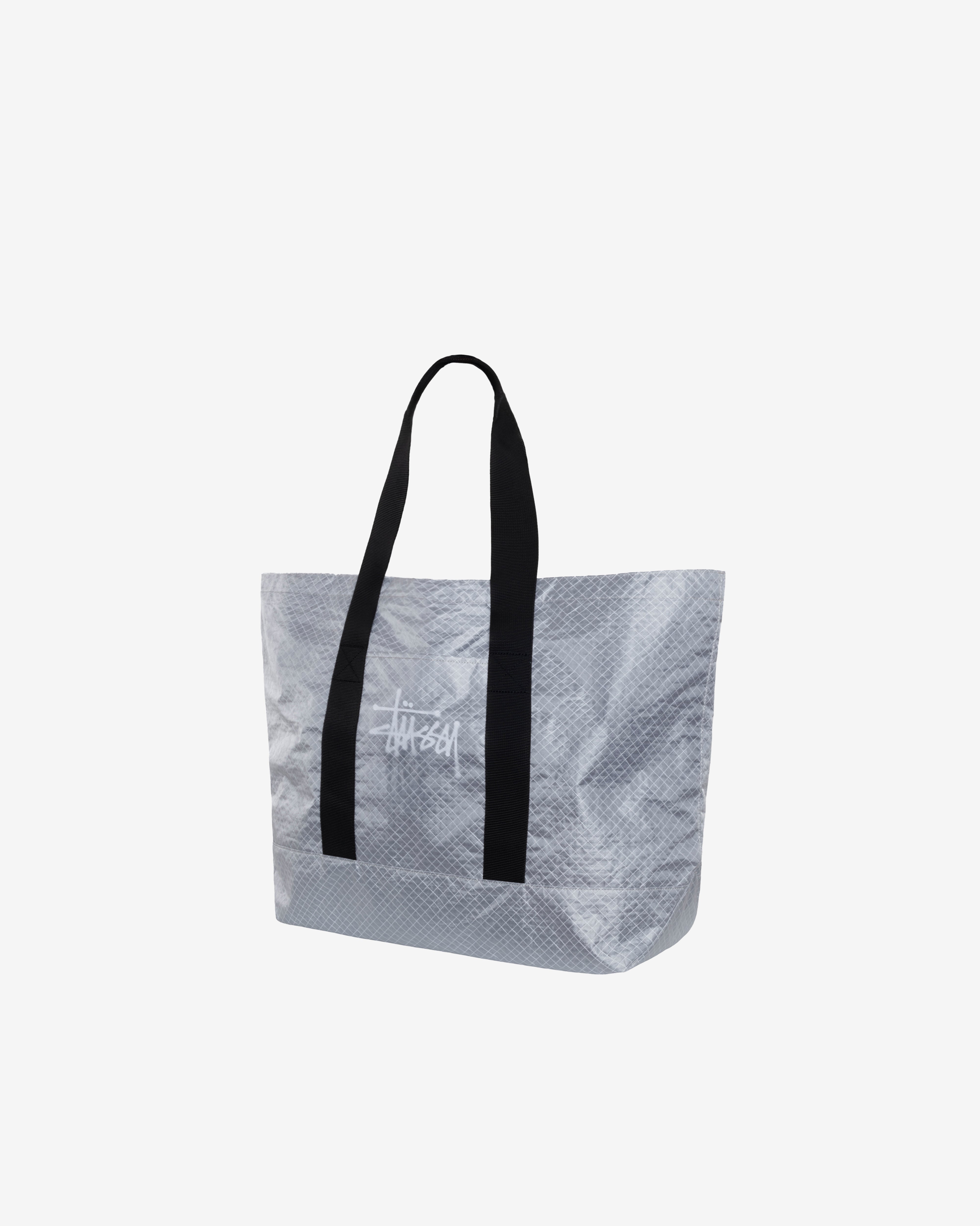 Stüssy: Men's Ripstop Overlay XL Tote Bag (Black) | DSMS E-SHOP