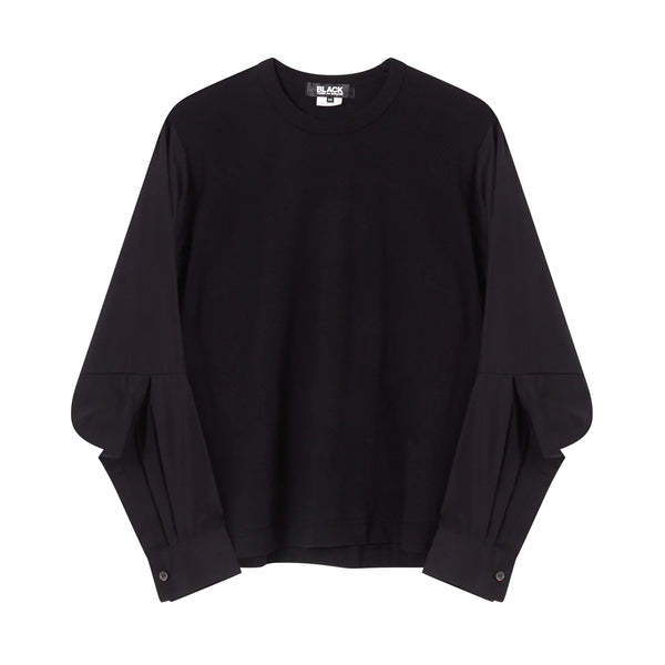 BLACK COMME DES GARÇONS - Contrast Pullover - (Black)