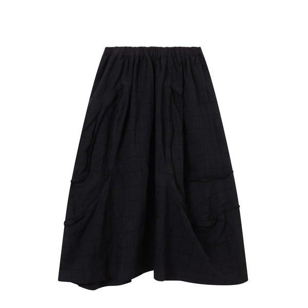 BLACK COMME DES GARÇONS - Raw Polyester Skirt - (Black)