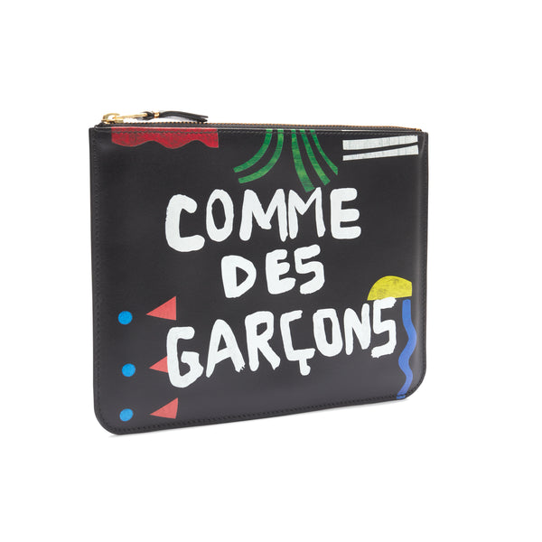CDG Wallet_Cdg Wallet - Diana Ejaita Zip Pouch - (Black SA5100DJ)_WALLETS