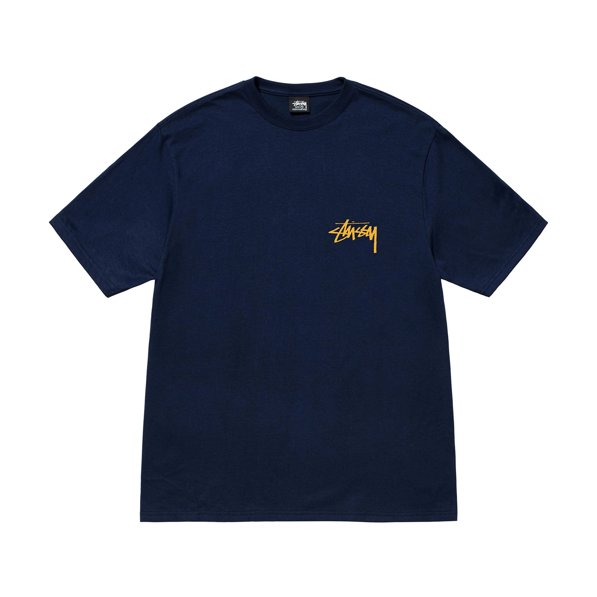 STÜSSY - Tiki Tee - (Navy) | Dover Street Market E-Shop – DSMS E-SHOP