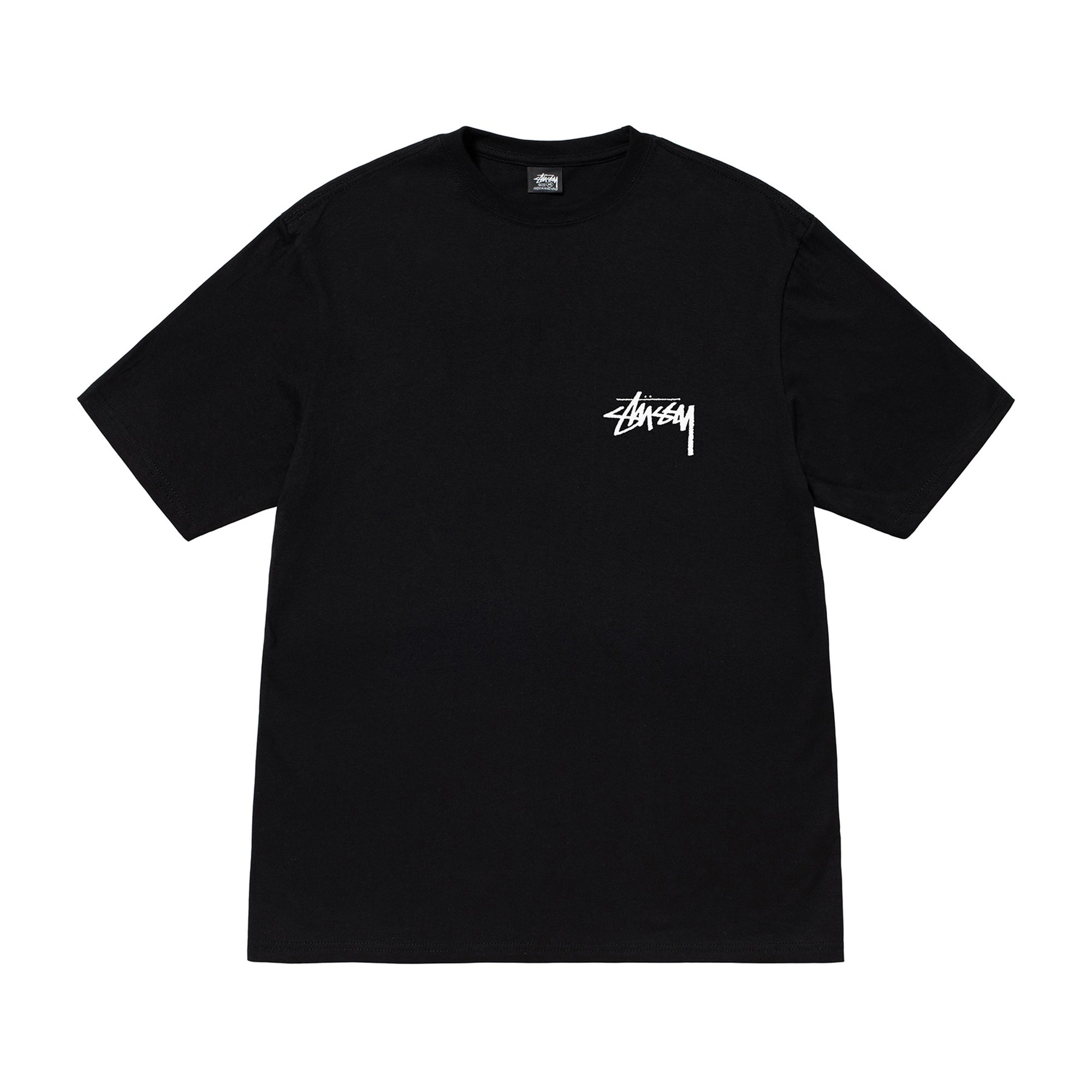 STÜSSY - Plush Tee - (Black)|Dover Street Market E-Shop – DSMS E-SHOP