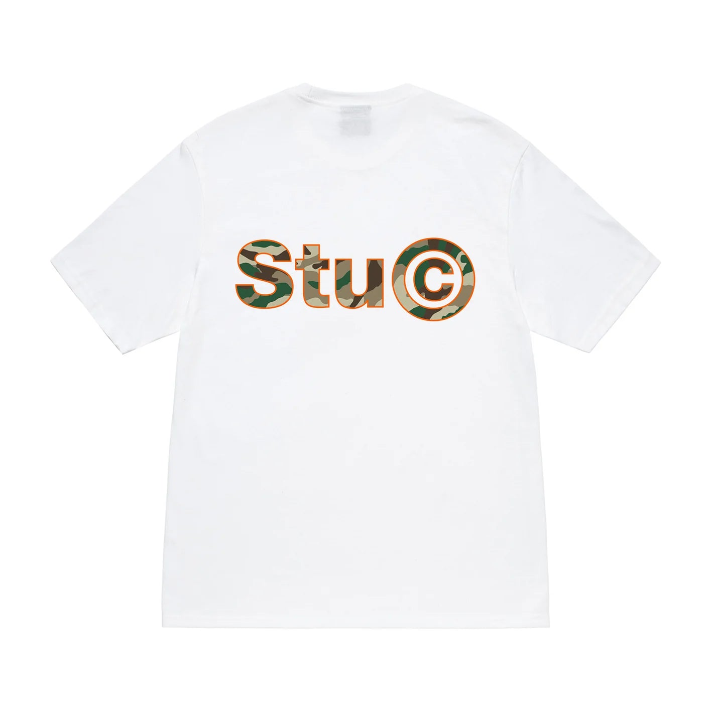 Stussy camo discount tee