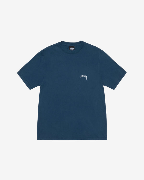 Stüssy - Men's Smooth Stock Pigment Dyed T-Shirt - (Navy)