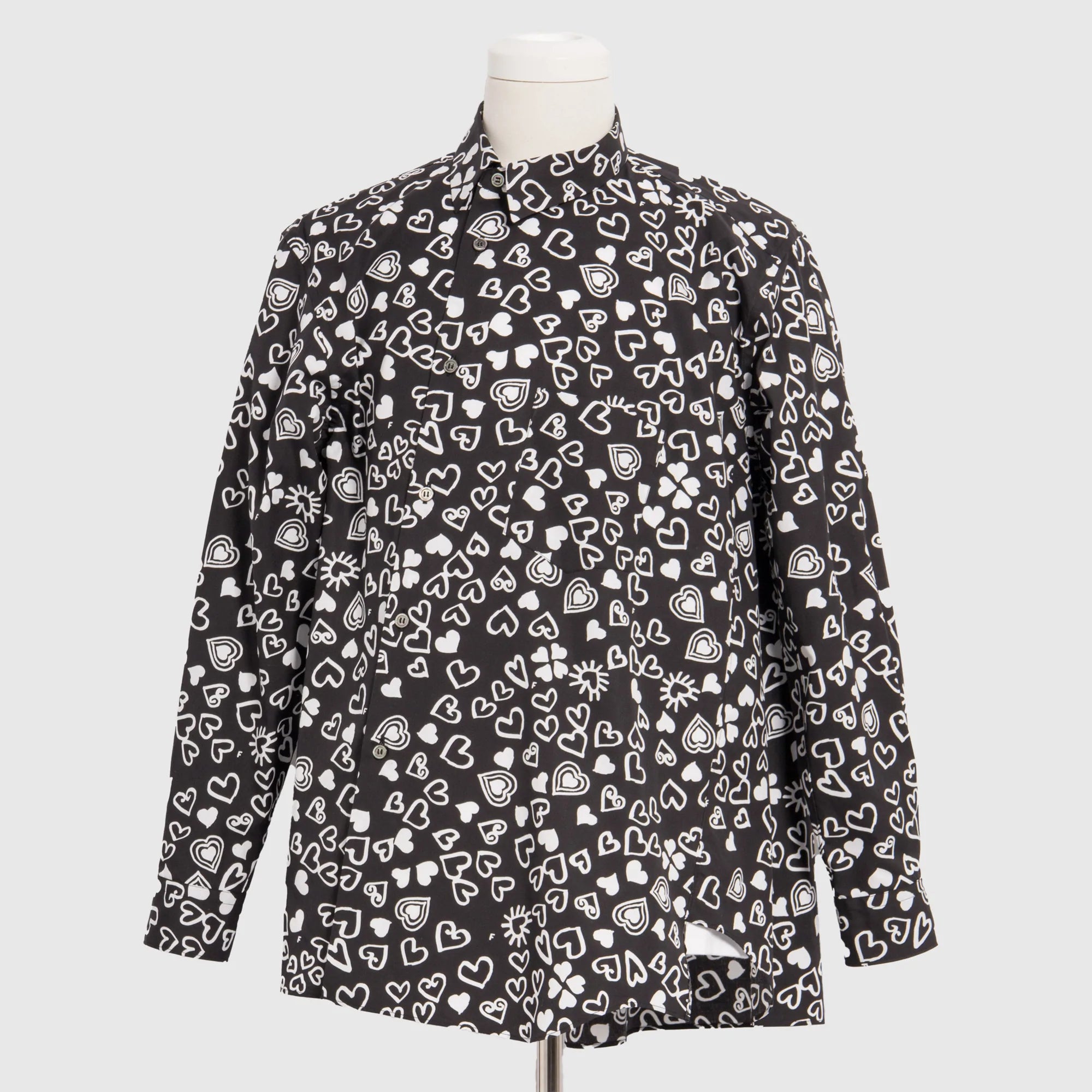 BLACK COMME DES GARÃONS: Filip Pagowski Bias Shirt (Black) | DSMS E-SHOP
