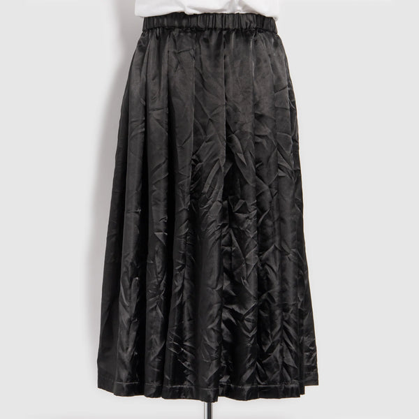 CDG Black Collection_BLACK COMME DES GARÇONS - Message Print Skirt - (Black)_SKIRTS