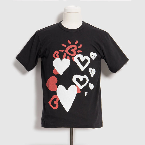 CDG Black Collection_BLACK COMME DES GARÇONS - Filip Pagowski Printed T-Shirt - (Black)_TEES