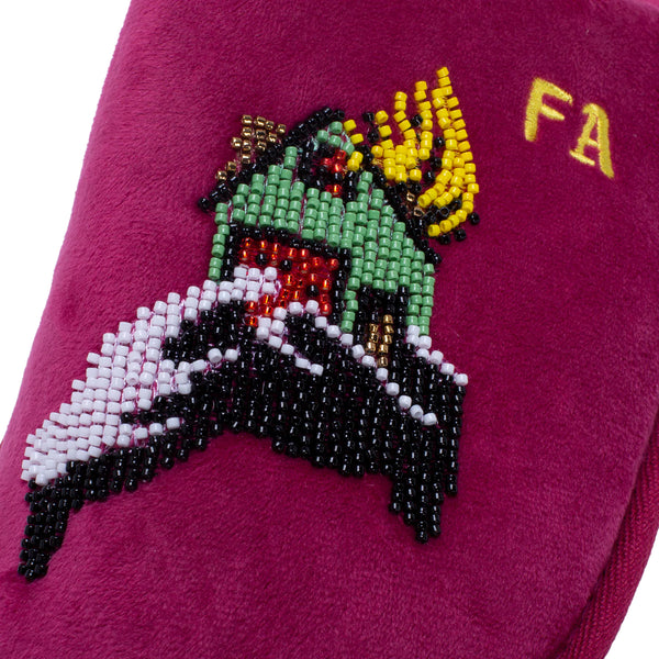 Fucking Awesome_FUCKING AWESOME - Fa House Slippers - (Red)_FLIP FLOPS