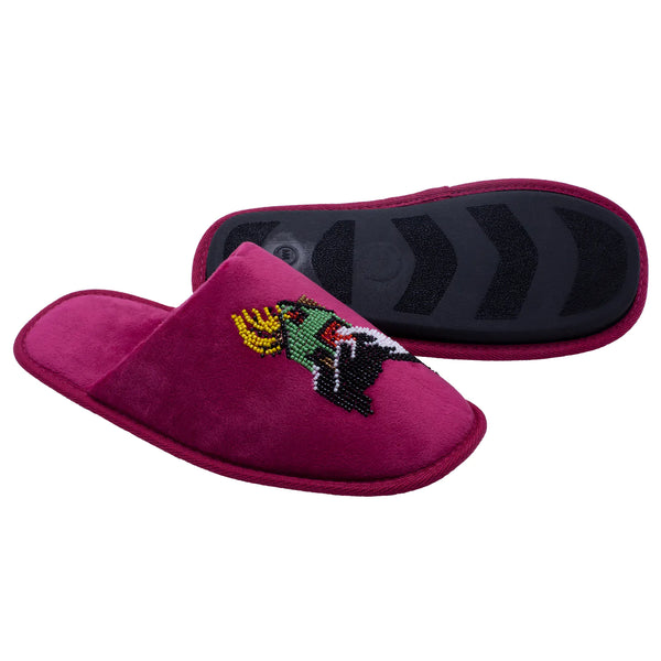 Fucking Awesome_FUCKING AWESOME - Fa House Slippers - (Red)_FLIP FLOPS