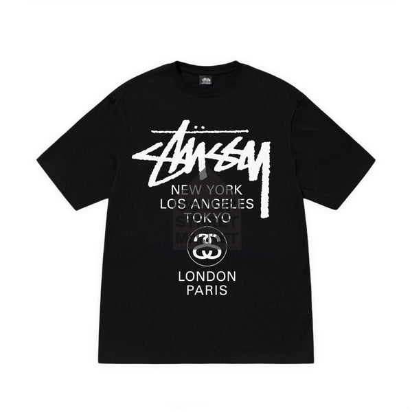 Stussy - DSM World Tour Tee - (Black)