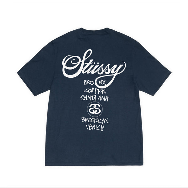 Stussy_Stussy - DSM World Tour Tee - (Navy)_TEES