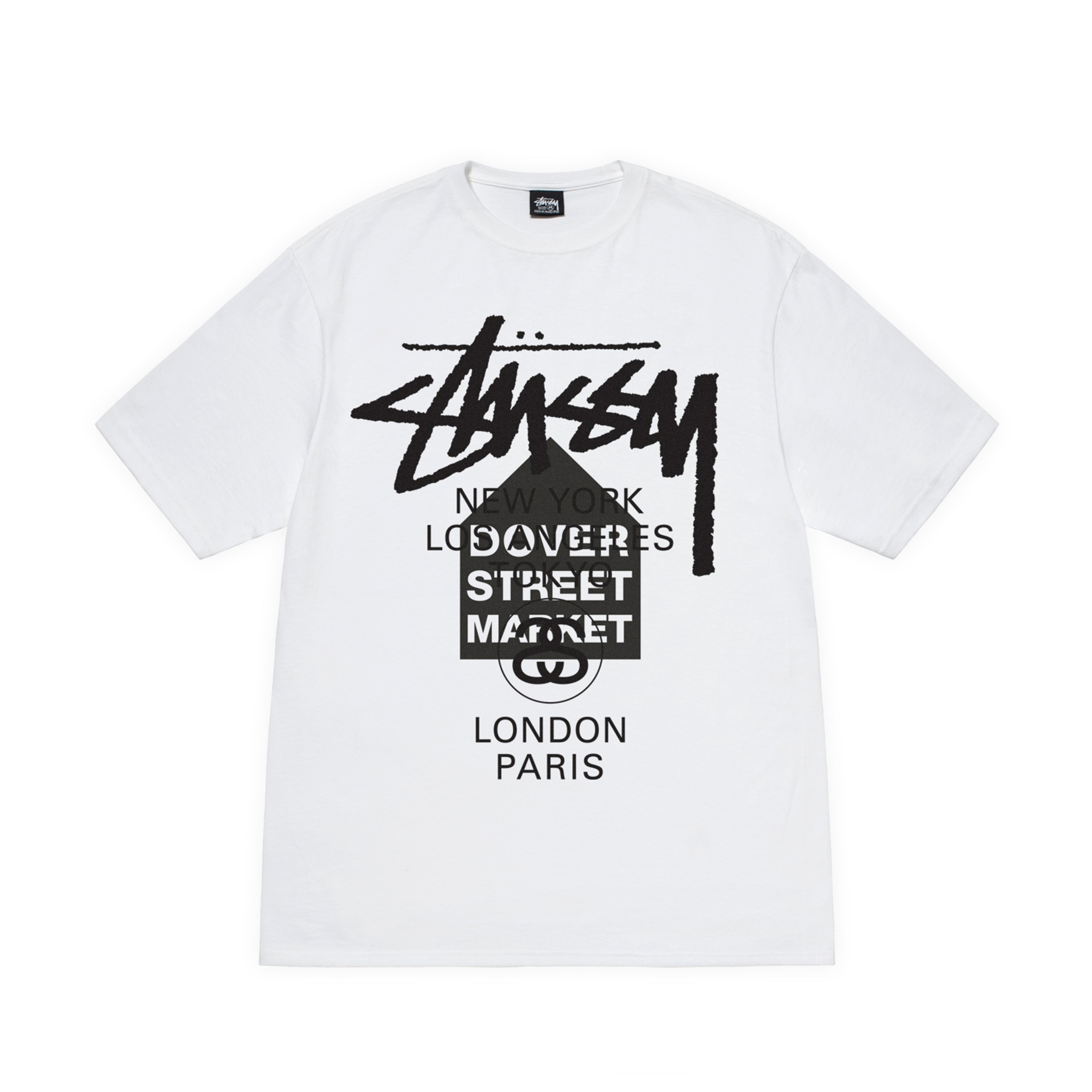 Stussy: DSM World Tour Tee (White) | DSMS E-SHOP