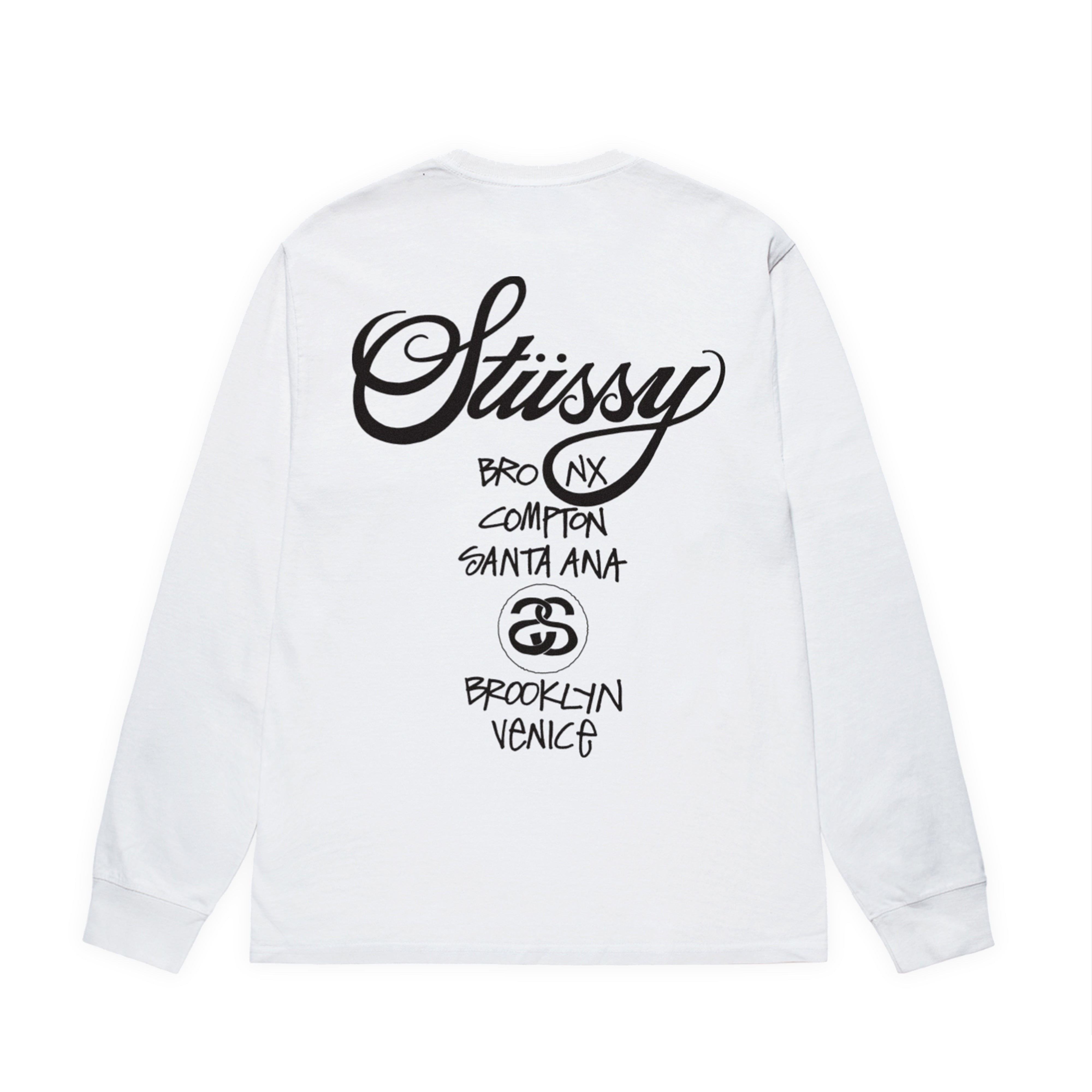 Stussy - DSM World Tour LS Tee - (White)