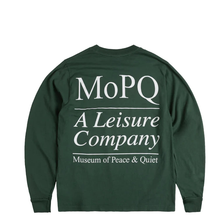 MUSEUM OF PEACE AND QUIET - A Leisure Co. L/S Shirt - (Forest) view 1, Click to Zoom in