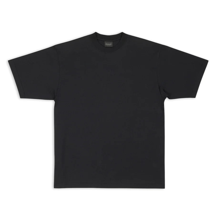 BALENCIAGA - Men's Medium Fit T-Shirt - (Black/White) view 1, Click to Zoom in