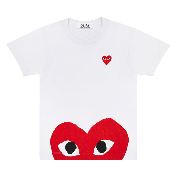 PLAY - Red T-Shirt - (T033)(T034)(White)