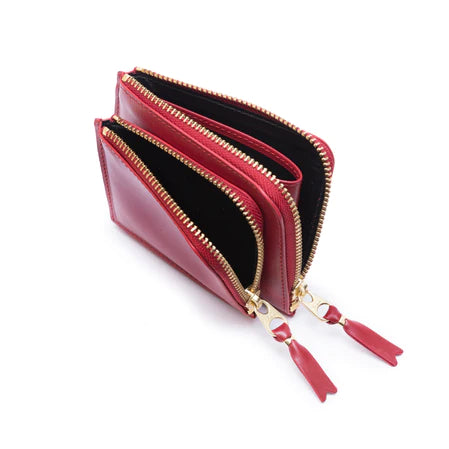 CDG Wallet_CDG WALLET - Outside Pocket Zip Around Wallet - (Red SA3100)_WALLETS