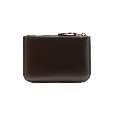 CDG Wallet_CDG WALLET - Outside Pocket Zip Pouch - (Brown SA8100)_WALLETS