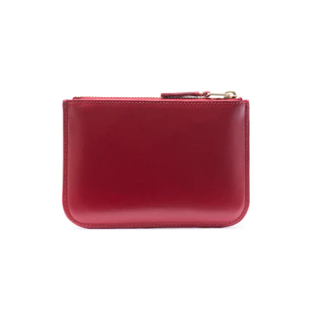 CDG Wallet_Cdg Wallet - Outside Pocket Zip Pouch - (Red SA8100)_WALLETS