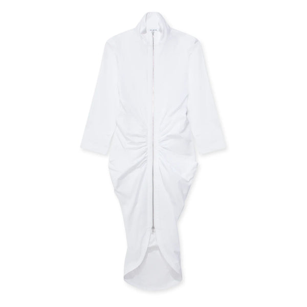 ALAÏA- Women's Zip Dress - White
