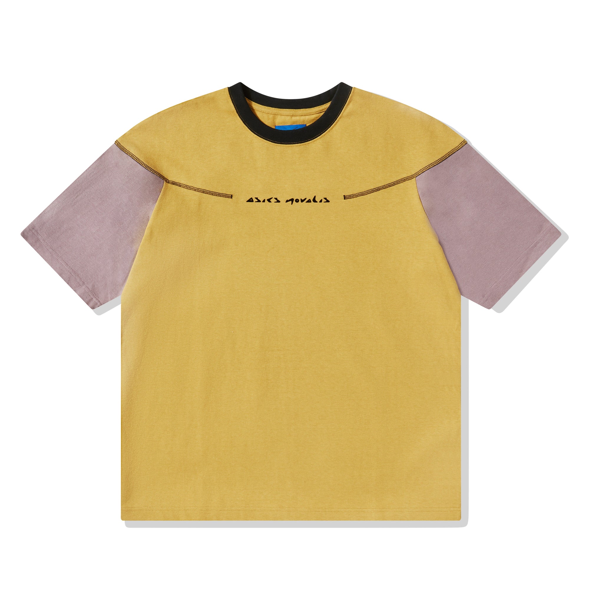 Asics Novalis - Bixance T-Shirt - (Medallion Yellow / Obsidian Black) view 1