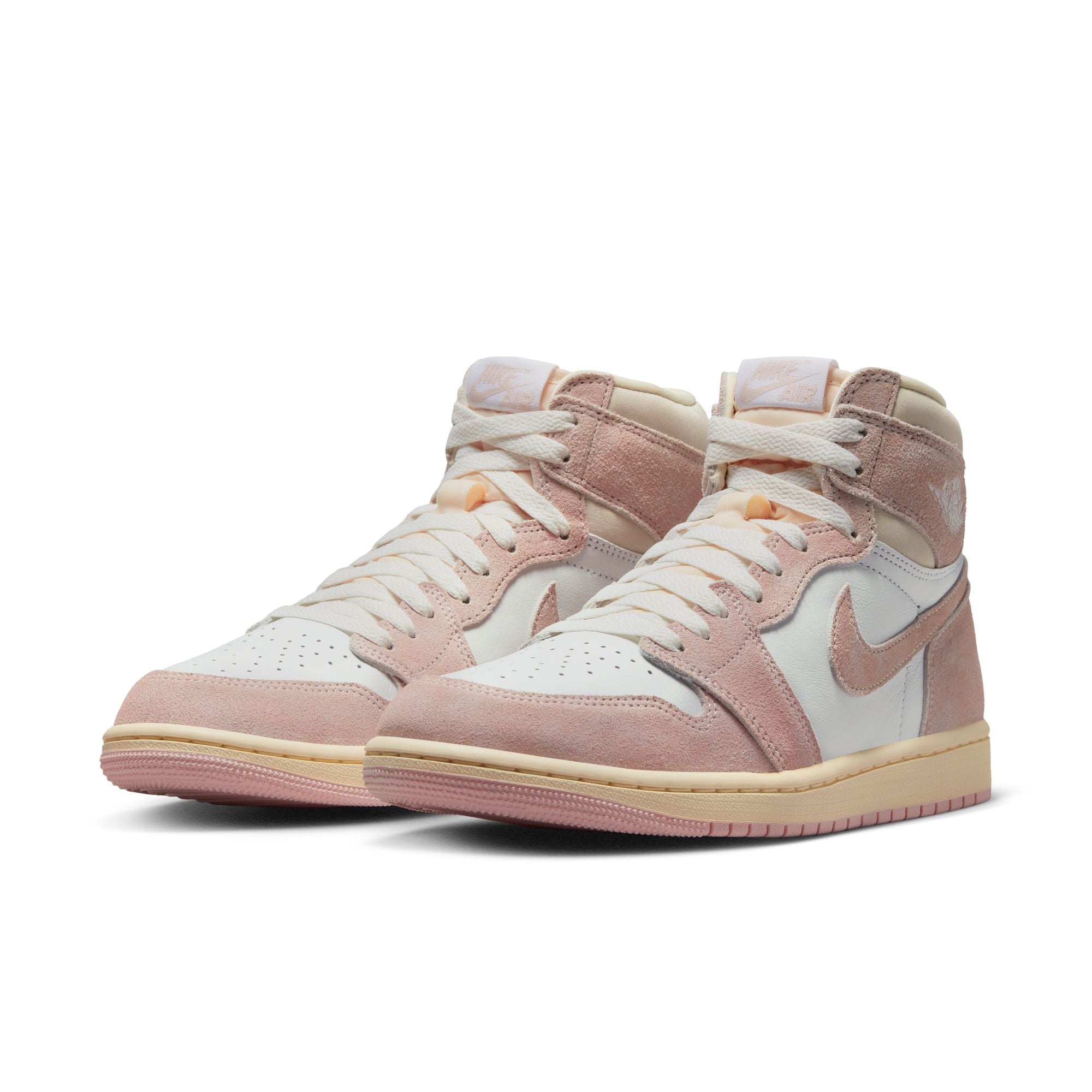 Air jordan 1 on sale green and pink