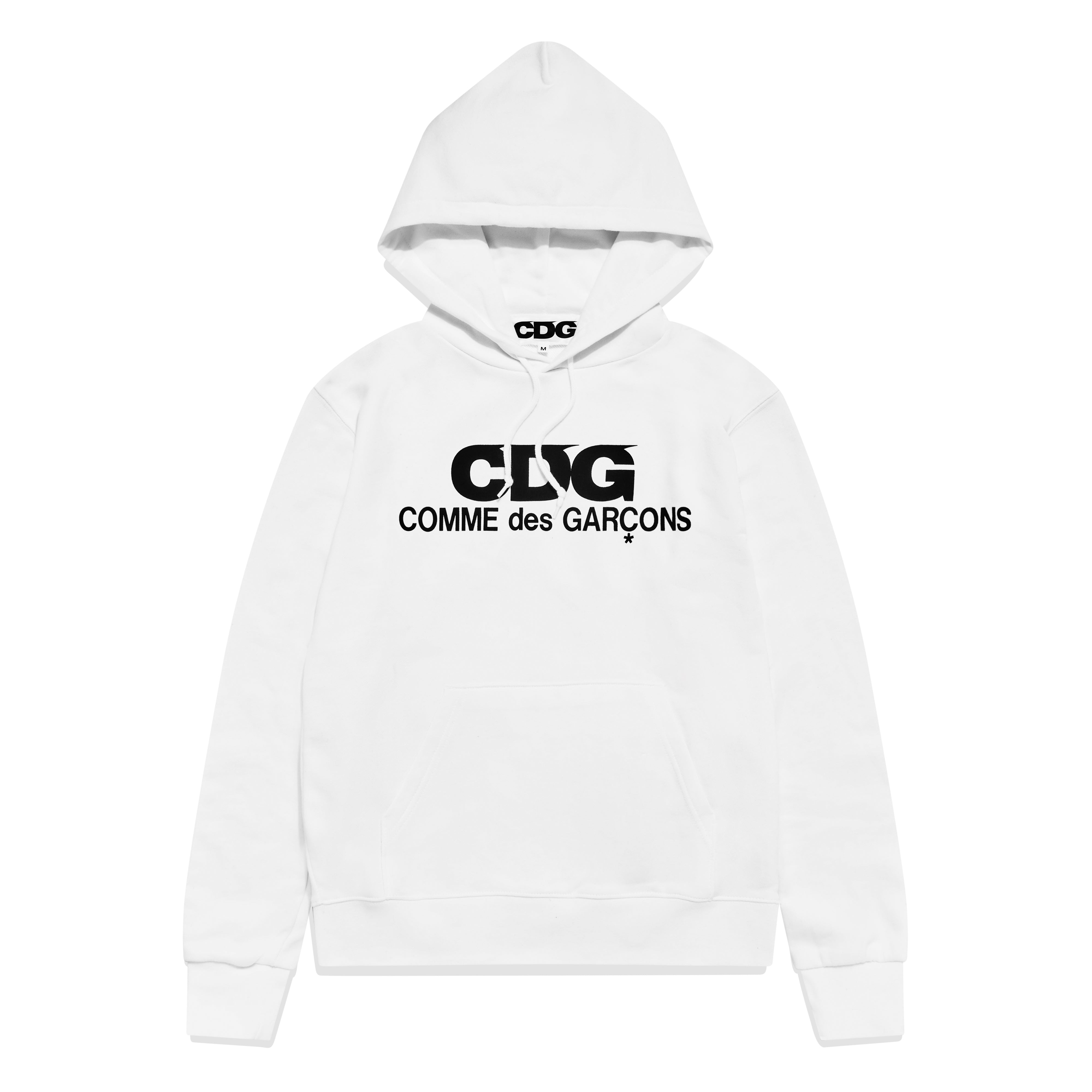 Cdg discount logo hoodie