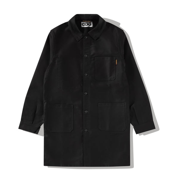 CDG3_Cdg - Long Le Laboureur Work Jacket - (Black)_JACKETS