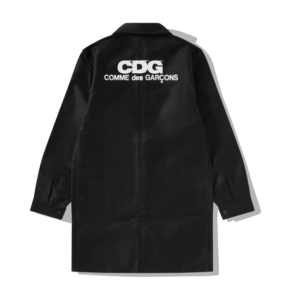 CDG - Long Le Laboureur Work Jacket - (Black)