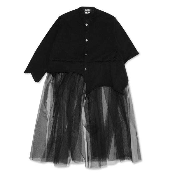 BLACK Comme des Garçons - Acrylic Nylon Cardigan - (Black)