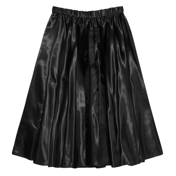 BLACK COMME DES GARÇONS - Polyester Satin Skirt - (Black)