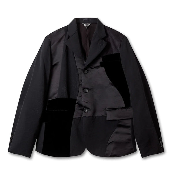 Black Comme Des Garçons - Tailored Patchwork Jacket - (Black)