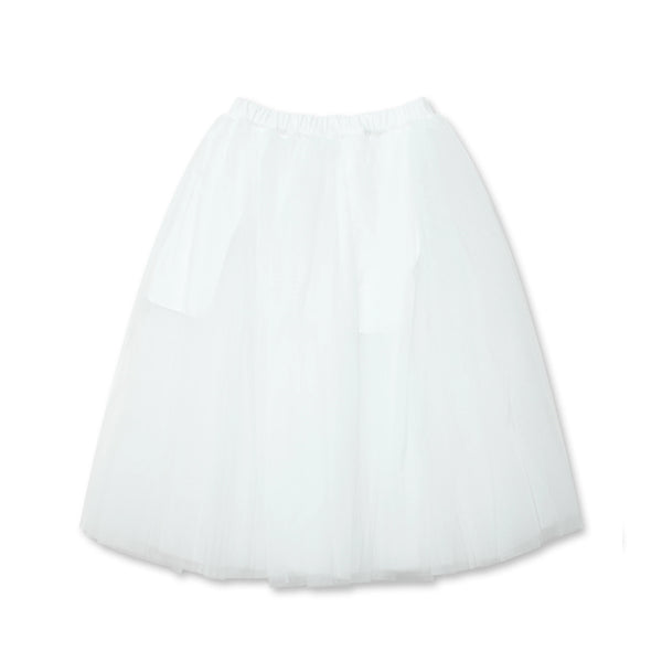 BLACK COMME DES GARÇONS - Nylon Tulle Skirt - (White)