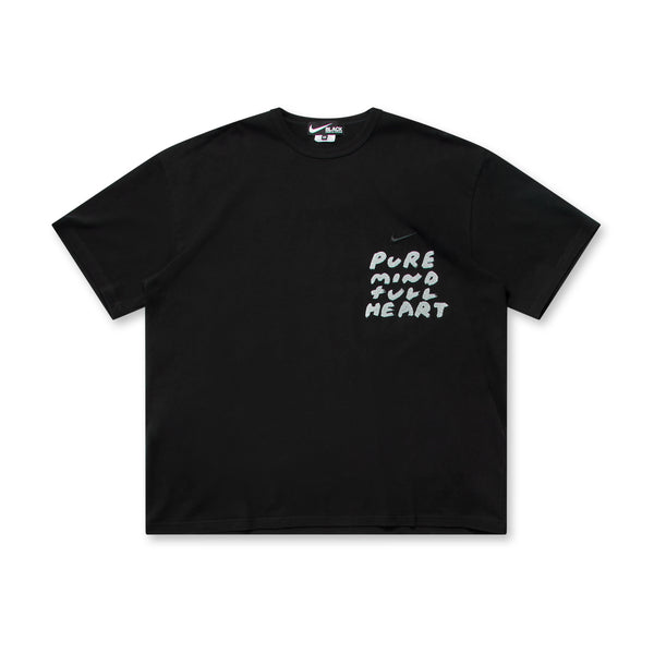 BLACK COMME DES GARÇONS - Message Print T-Shirt - (Black)