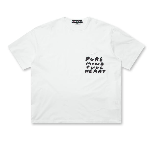 BLACK COMME DES GARÇONS - Message Print T-Shirt - (White)