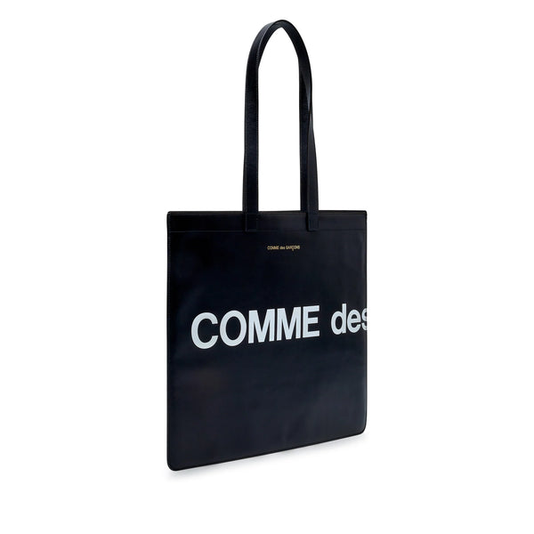 CDG Wallet_Cdg Wallet - Huge Logo Tote Bag - (Black SA9001HL)_TOTES