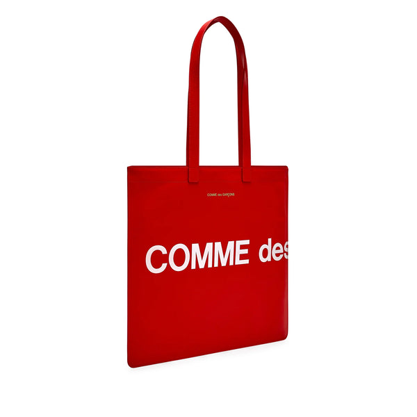 CDG Wallet_Cdg Wallet - Huge Logo Tote Bag - (Red SA9001HL)_TOTES