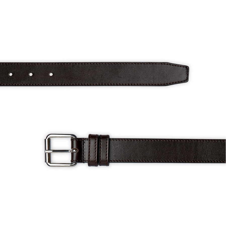 CDG Classic Leather Belt (Brown SA0912) view 2, Click to Zoom in