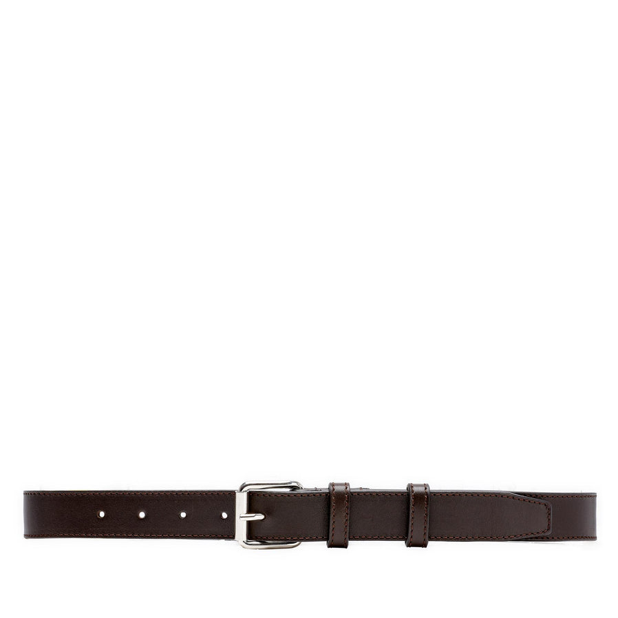 CDG Classic Leather Belt (Brown SA0912) view 3, Click to Zoom in