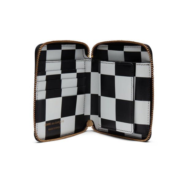 Cdg Wallet - Inside Check Full Zip Around Wallet - (Check SA2100)