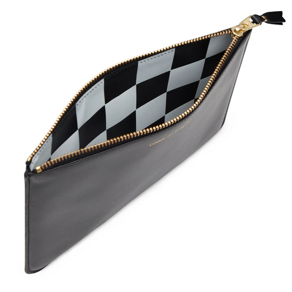 Cdg Wallet - Inside Check Zip Pouch - (Check SA5100)