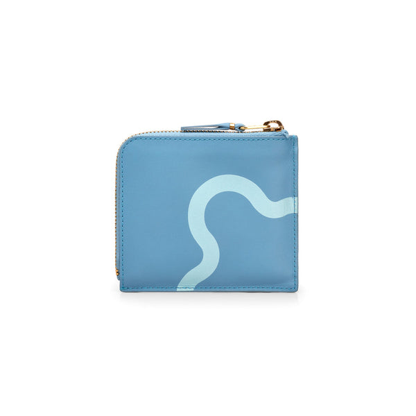 CDG Wallet_Cdg Wallet - Ruby Eyes Zip Around Wallet - (Blue SA3100RE)_WALLETS