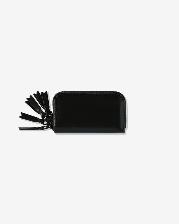 CDG Wallet - Zipper Medley Zip Around Wallet - (Black) SA0410XZM
